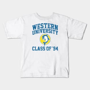 Western University Class of 94 (Variant) Kids T-Shirt